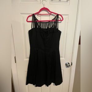 Trashy Diva Black Cotton Cage Dress